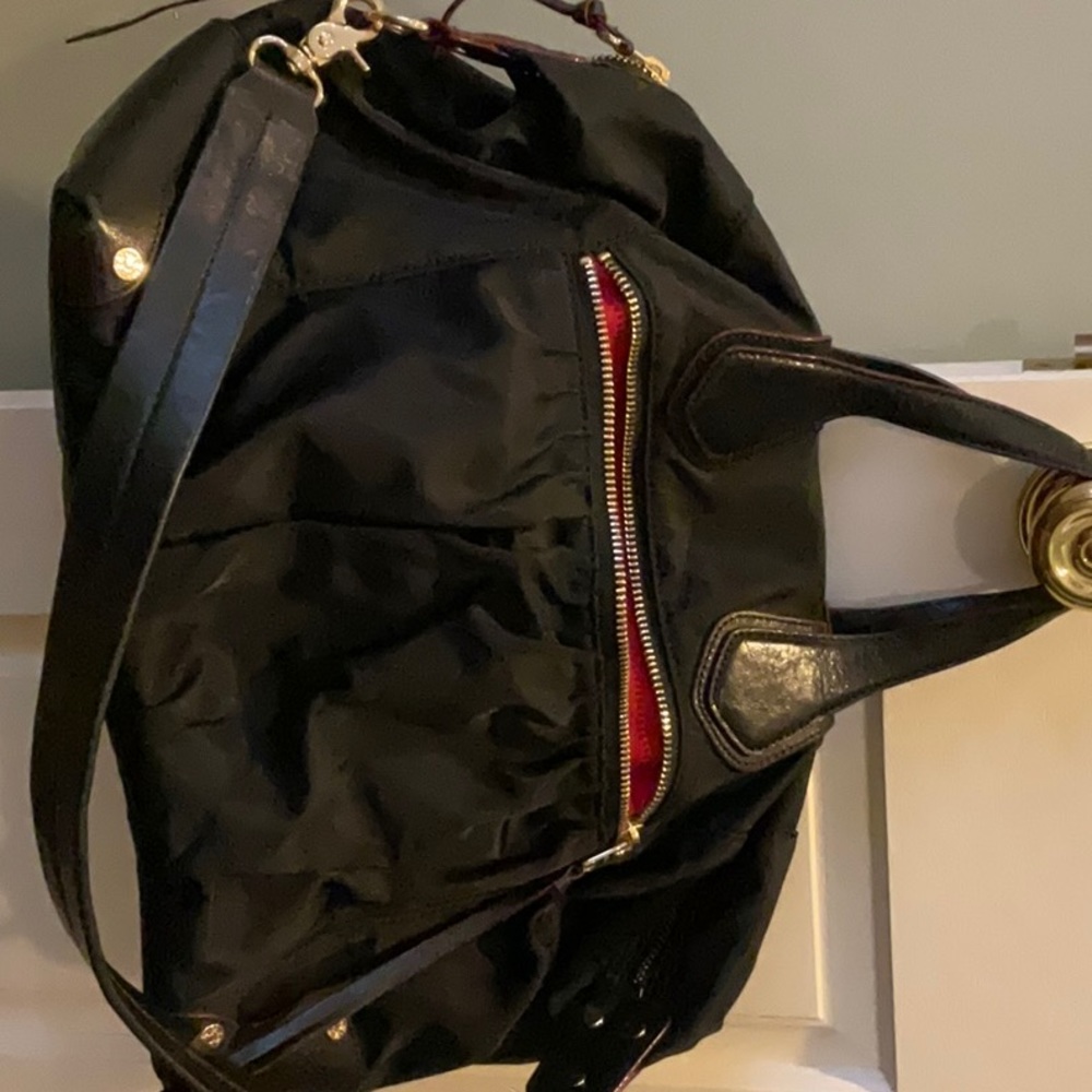 MZ WALLACE LARGE SATCHEL IN BLACK